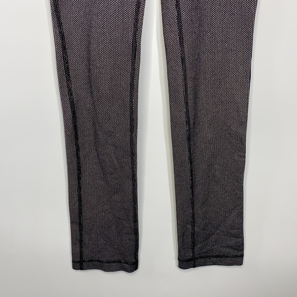 Lululemon Skinny Will Pant Pique Black White Size 4 - Picture 12 of 12